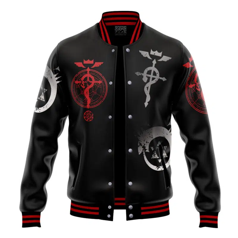 Transmutation Circle Fullmetal Alchemist Varsity Jacket