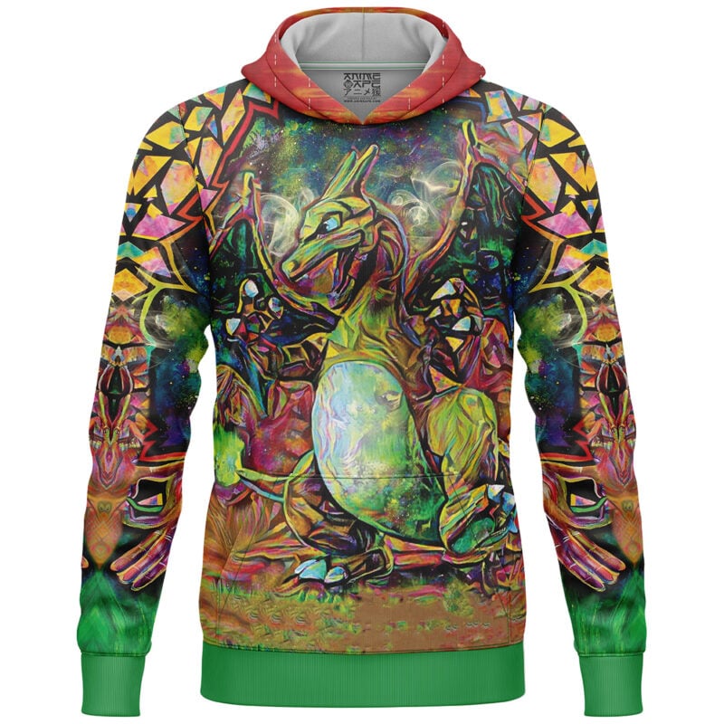 Trippy Charizard Pokemon Lightweight Hoodie
