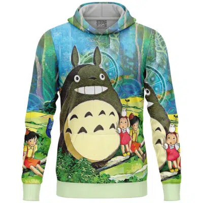 Trippy My Neighbor Totoro Studio Ghibli Lightweight Hoodie