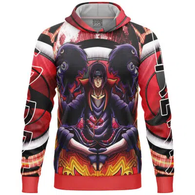 Trippy Uchiha Itachi Shippuden Lightweight Hoodie