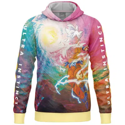 Trippy Ultra Instinct Goku Dragon Ball Super Lightweight Hoodie