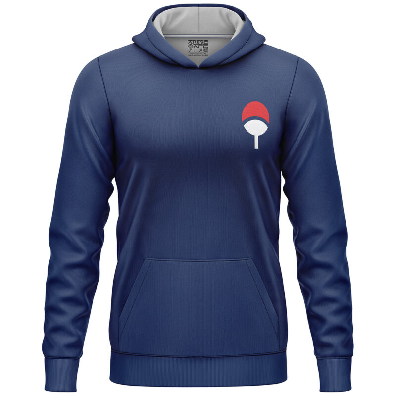 Uchiha Clan Symbol Shippuden Lightweight Hoodie - Image 2