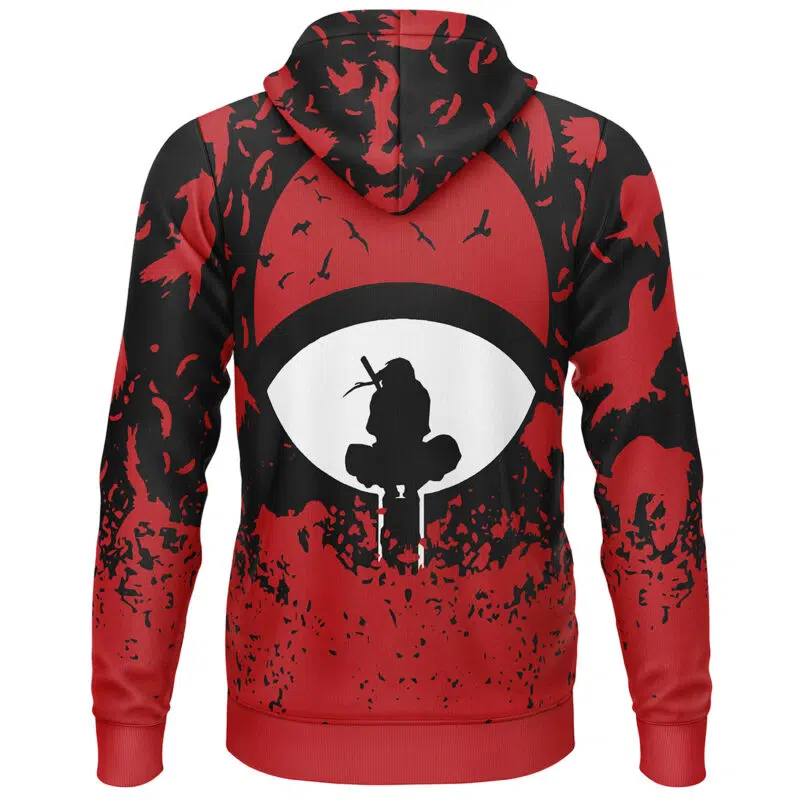 Uchiha Symbol Itachi Shippuden Lightweight Hoodie - Image 2