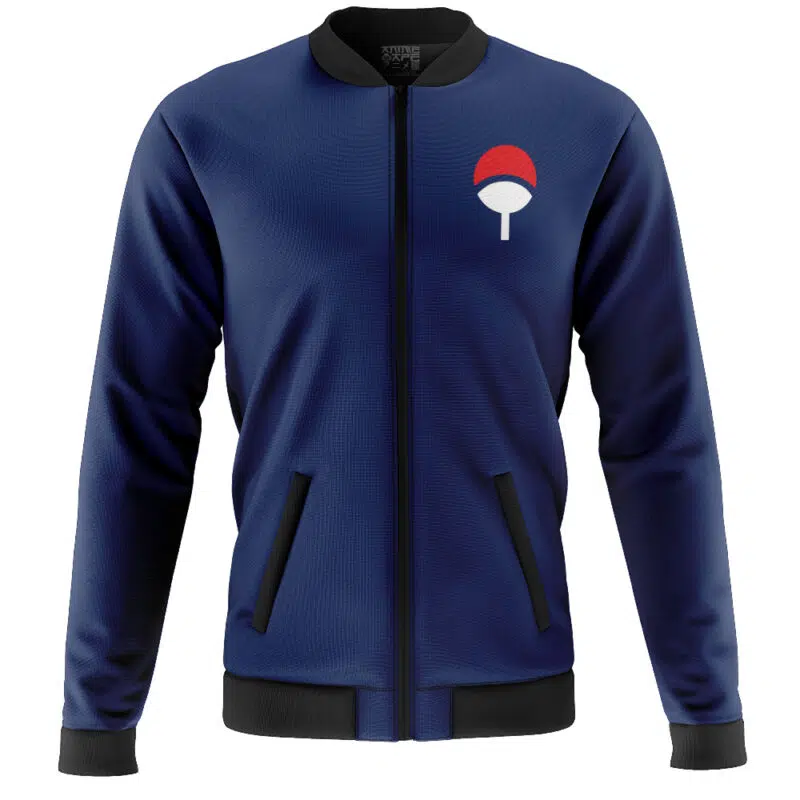 Uchiha Symbol Shippuden Casual Bomber Jacket - Image 2