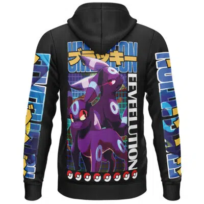 Umbreon V3 Pokemon Streetwear Lightweight Hoodie