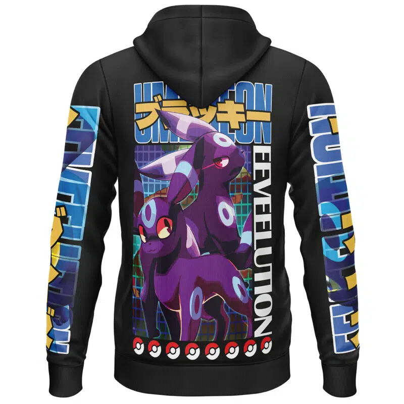 Umbreon V3 Pokemon Streetwear Lightweight Hoodie