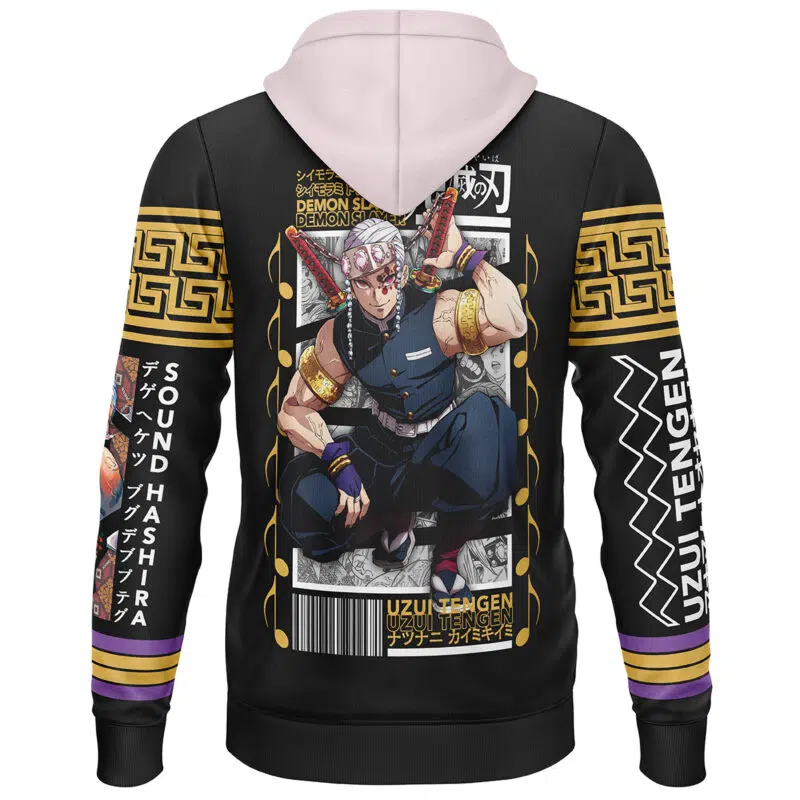 Uzui Tengen Demon Slayer Streetwear Lightweight Hoodie