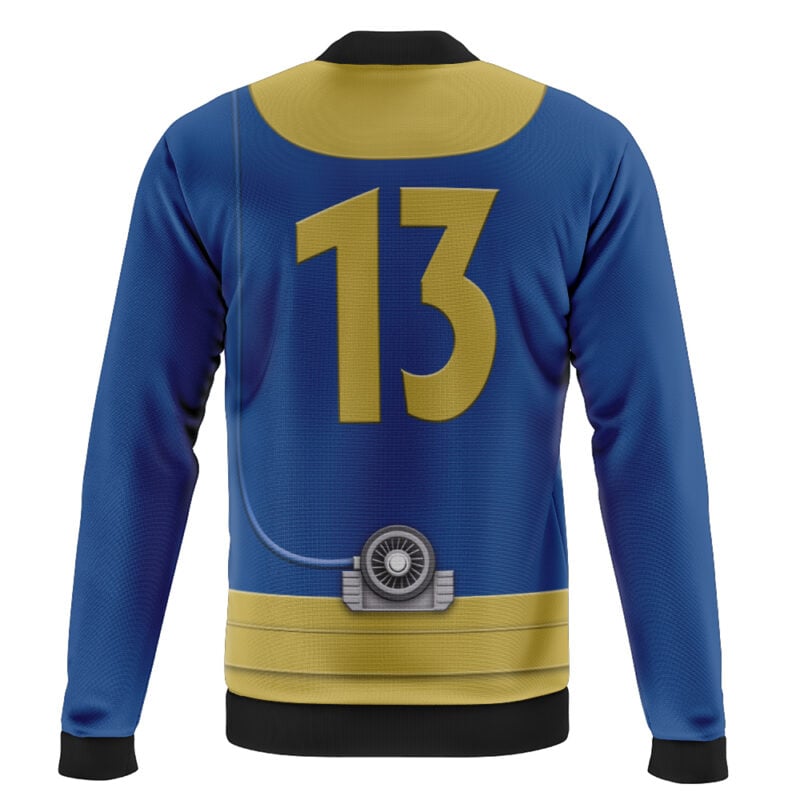 Vault Dweller 13 Fallout Casual Bomber Jacket - Image 2