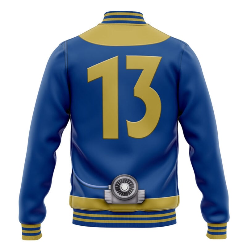 Vault Dweller 13 Fallout Varsity Jacket - Image 4