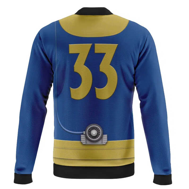 Vault Dweller 33 Fallout Casual Bomber Jacket - Image 2