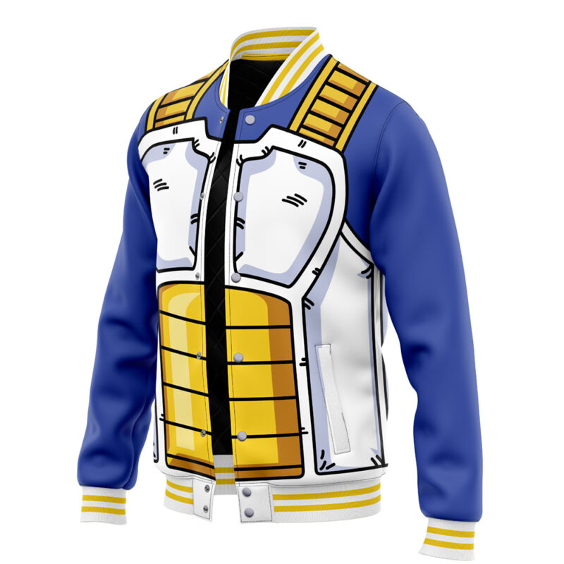 Vegeta Battle Suit DBZ Varsity Jacket - Image 3