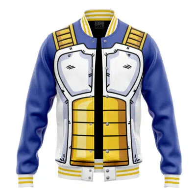 Vegeta Battle Suit Dragon Ball Z Varsity Jacket