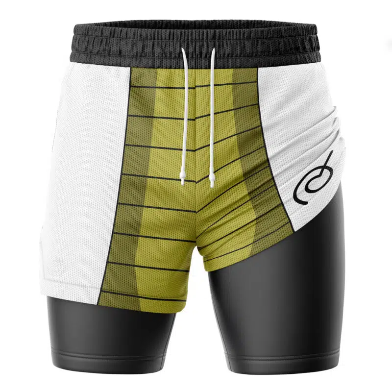 Vegeta Super Armor Dragon Ball Z 2-in-1 Performance Shorts - Image 3