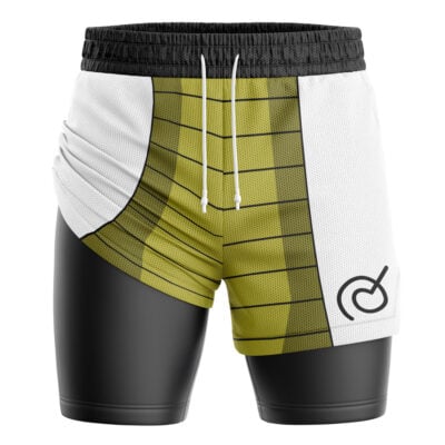 Vegeta Super Armor Dragon Ball Z 2-in-1 Performance Shorts