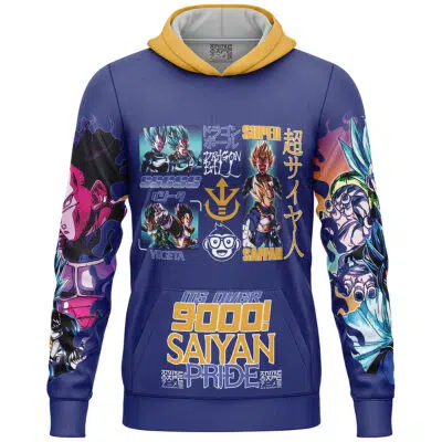 Vegeta V4 Dragon Ball Streetwear Lightweight Hoodie