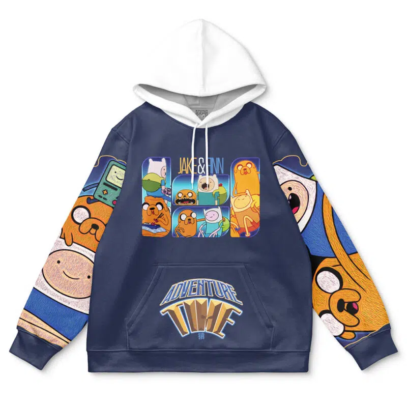 A blue and white streetwear hoodie inspired by The Boys, called The Homelander, featuring bold graphics on the front and a standout design on the pocket.
