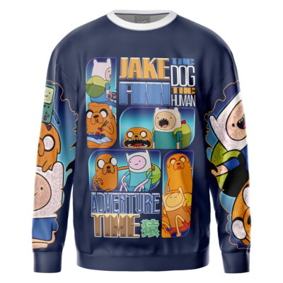 The Homelander The Boys Streetwear Sweatshirt features bold comic-style graphics of The Boys’ Homelander on a blue background, perfect for fans seeking a colorful, standout look.