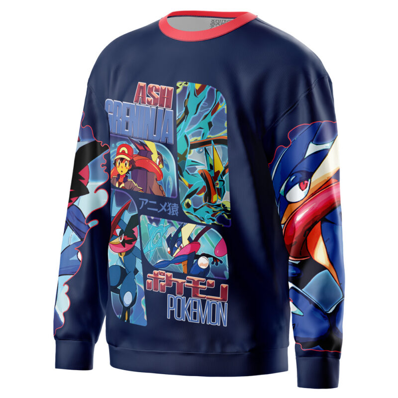 A streetwear sweatshirt featuring images of Jake the Dog and Finn the Human from Adventure Time, with bold text referencing Adventure Time and its characters.