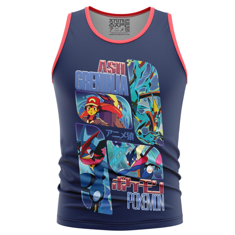 A stylish tank top featuring Jake the Dog and Finn the Human from Adventure Time in a streetwear design, with bold graphics and vibrant colors.