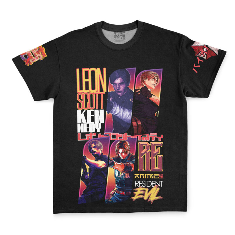 A black streetwear T-shirt featuring Lucario V2 from Pokémon, with the characters name and game title in bold English and Japanese text, plus graphic designs on the sleeves.