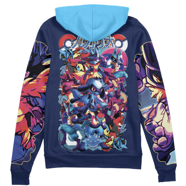 Lucario V2 Pokemon Streetwear Zip Hoodie Jacket