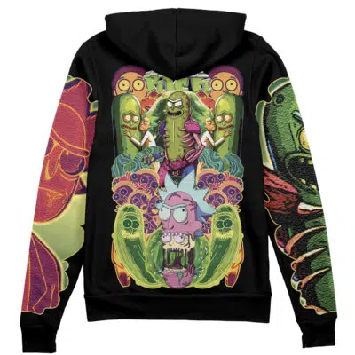 Pickle Rick Rick and Morty Streetwear Zip Hoodie Jacket