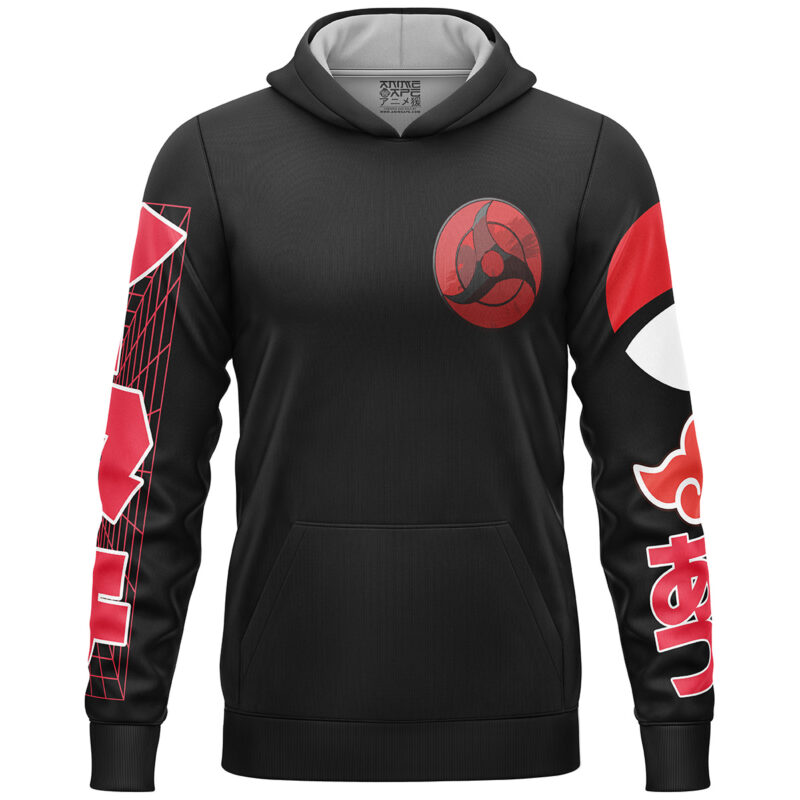 Uchiha Itachi V3 Shippuden Streetwear Lightweight Hoodie - Image 2