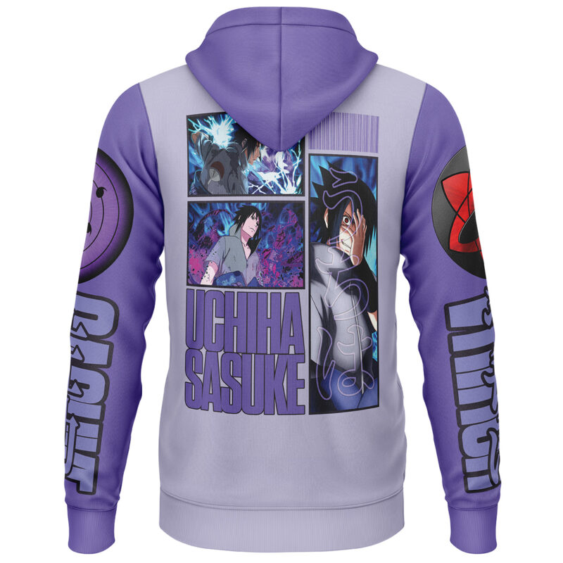 Uchiha Sasuke Shippuden Streetwear Lightweight Hoodie