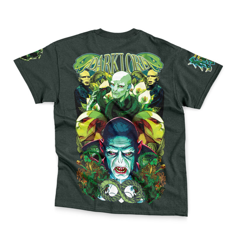 A dark streetwear T-shirt featuring Griffith from Berserk in vibrant artwork, with bold lettering at the top. Striking graphics and dynamic elements surround the character, creating a vivid and stylish look.