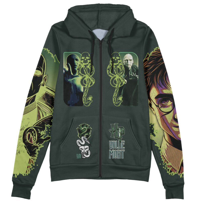 A dark green zip-up hoodie named Griffith V2 Berserk Streetwear Zip Hoodie Jacket, featuring bold artwork, unique sleeve designs, and striking graphic motifs for a standout streetwear look.