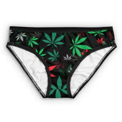 420 Pot Plants Pattern Panties
