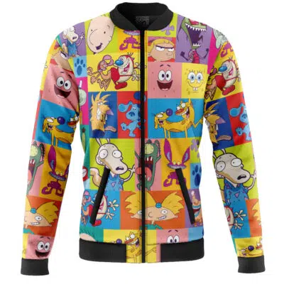 90s Nickelodeon Cartoon V2 Casual Bomber Jacket