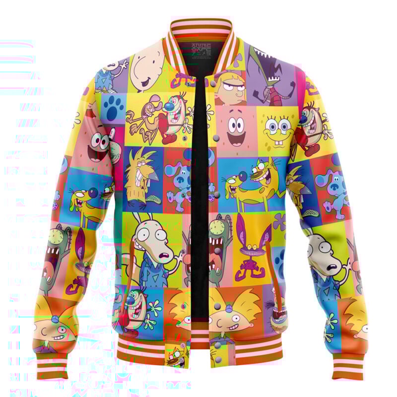 90s Nickelodeon Cartoon V2 Varsity Jacket