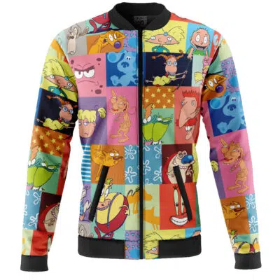 90s Nickelodeon Cartoon Casual Bomber Jacket
