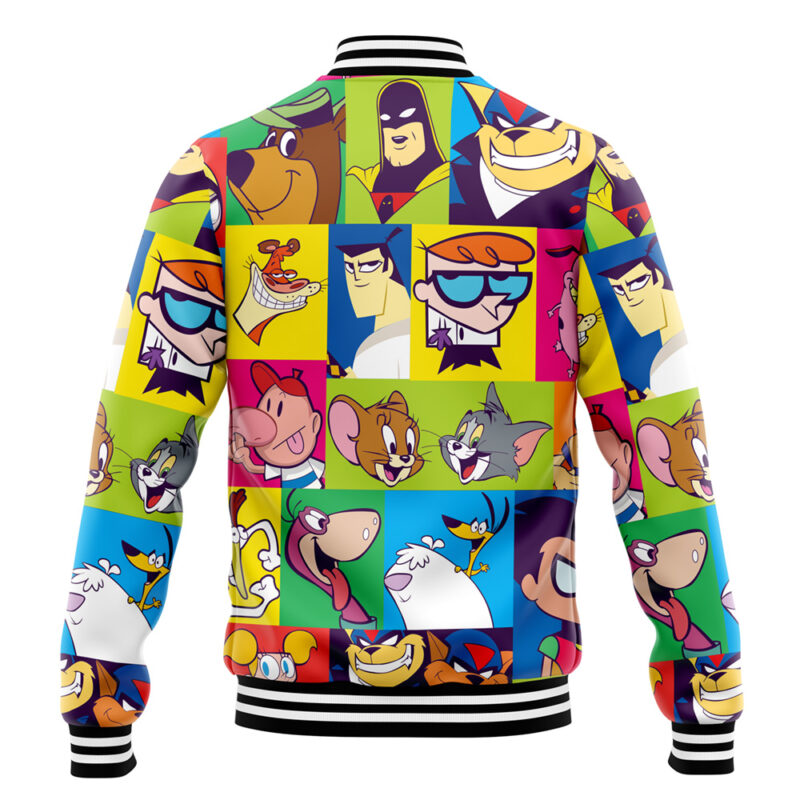 90s V2 Cartoon Network Varsity Jacket - Image 4