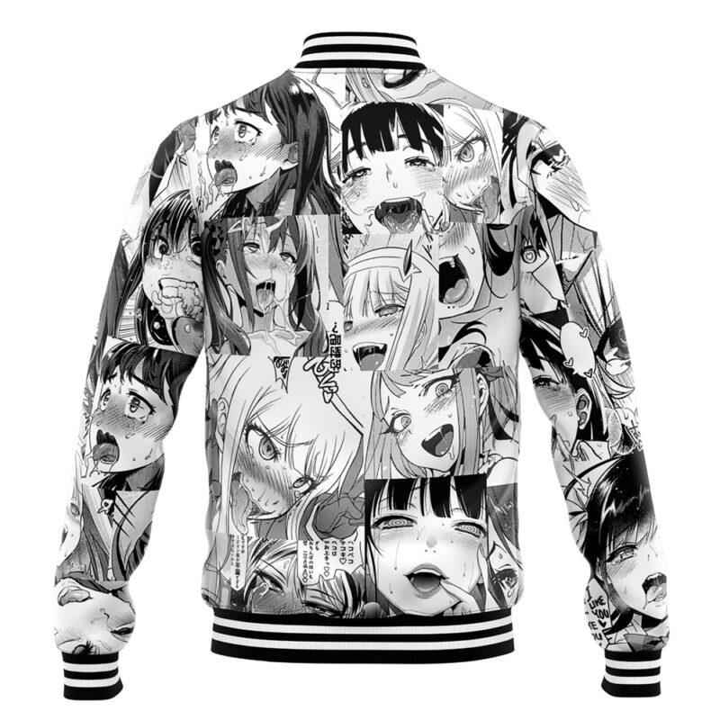 Ahegao Manga Varsity Jacket - Image 4