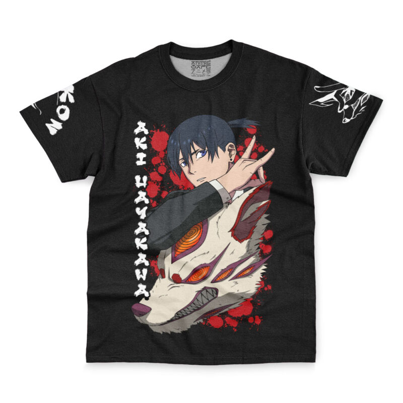 Aki Hayakawa Kon Chainsaw Man Streetwear T-Shirt - Image 2