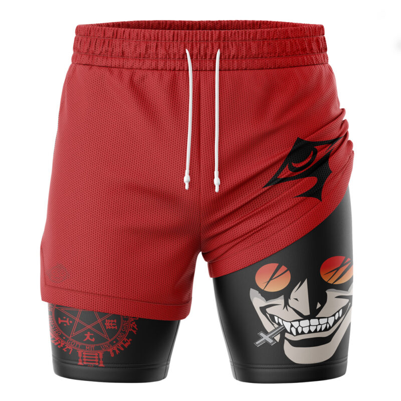 Alucard Curse Hellsing 2-in-1 Performance Shorts