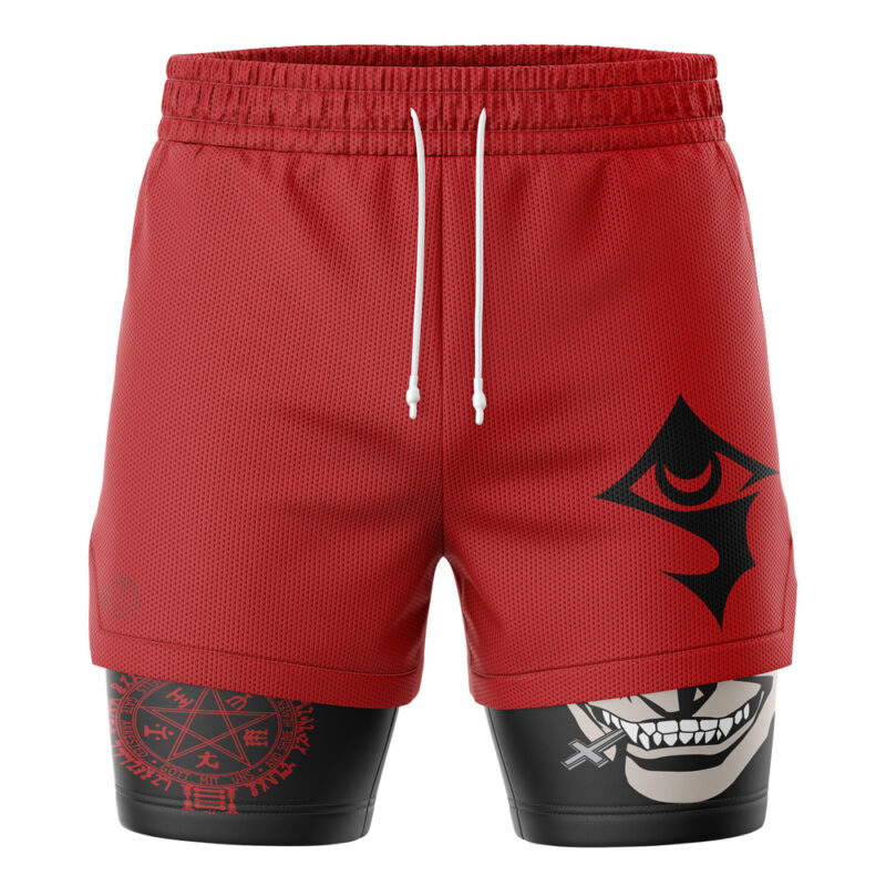 Alucard Curse Hellsing 2-in-1 Performance Shorts - Image 2