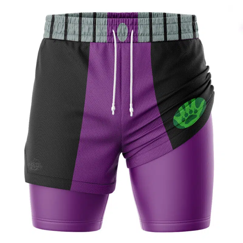 Beast Boy Teen Titans DC Comics 2-in-1 Performance Shorts