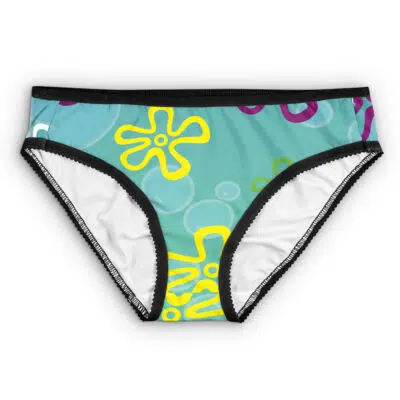Bikini Bottom Pattern Spongebob Squarepants Panties