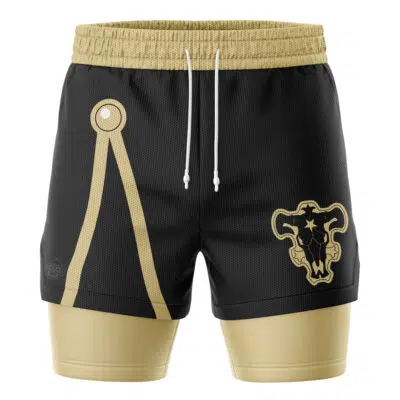 Black Bull Black Clover_ Adventure 2-in-1 Performance Shorts