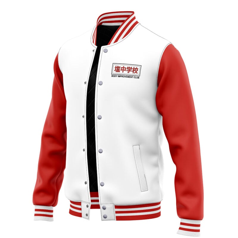 Body Improvement Mob Psycho 100 Varsity Jacket - Image 3