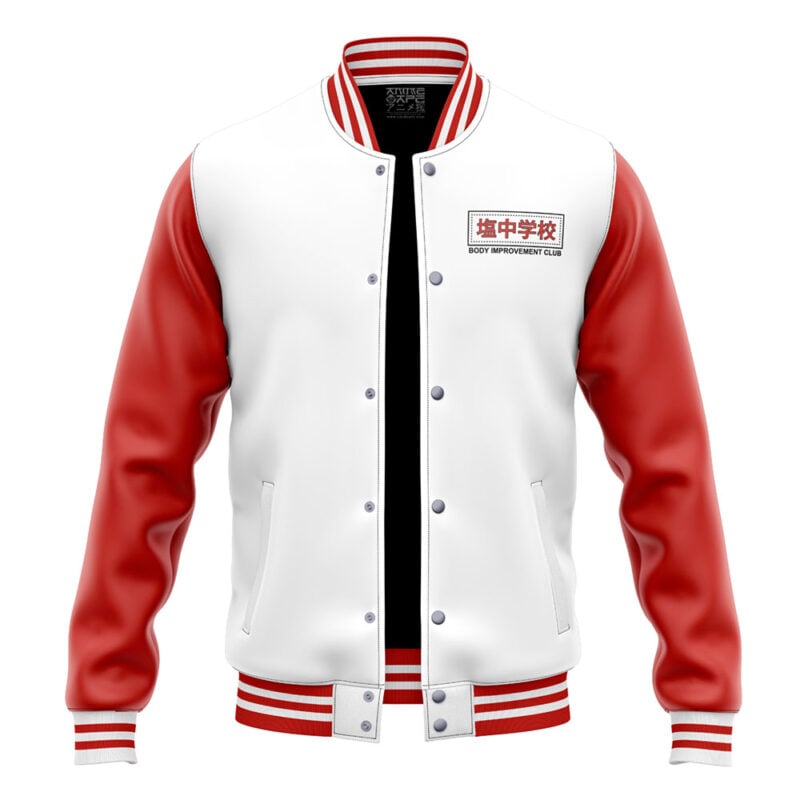 Body Improvement Mob Psycho 100 Varsity Jacket - Image 4