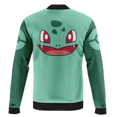Bulbasaur Face Pokemon Casual Bomber Jacket