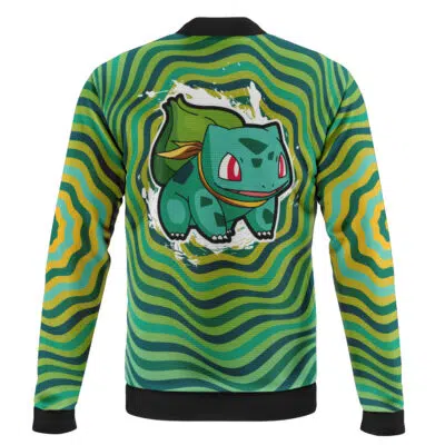 Bulbasaur Trippy Pokemon Casual Bomber Jacket