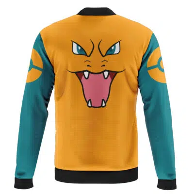 Charizard Face Pokemon Casual Bomber Jacket
