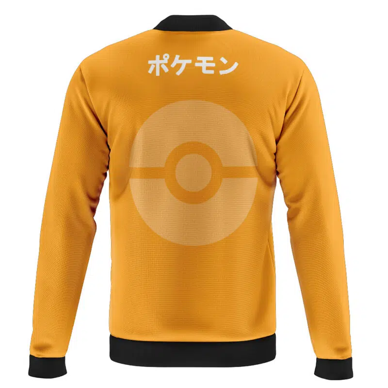 Charizard Face Pokemon Casual Bomber Jacket - Image 2