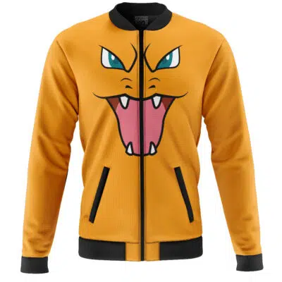 Charizard Face Pokemon Casual Bomber Jacket