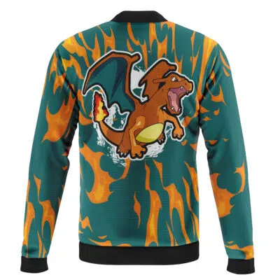 Charizard Trippy Pokemon Casual Bomber Jacket